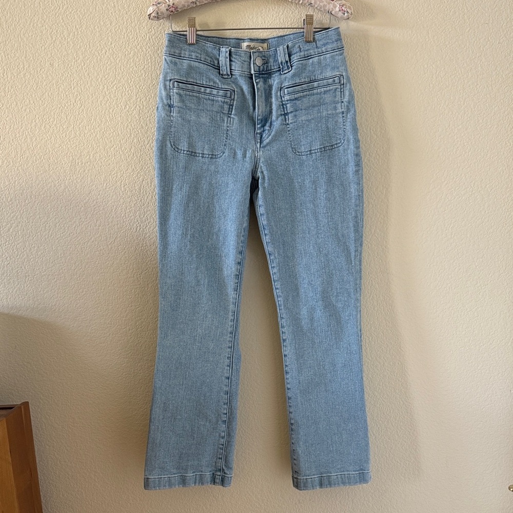 Madewell Women's Light Blue Straight Leg Jeans- petite length
